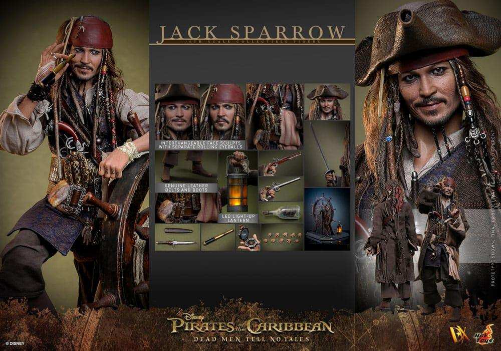 Pirates of the Caribbean Salazars Rache DX Actionfigur 1/6 Jack Sparrow 30 cm HOT TOYS - Smalltinytoystore