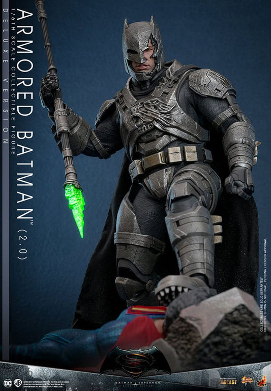 Batman v Superman Dawn of Justice Movie Masterpiece 1/6 Armored Batman 2.0 (Deluxe Version) 33 cm HOT TOYS