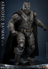 Batman v Superman Dawn of Justice Movie Masterpiece 1/6 Armored Batman 2.0 HOT TOYS