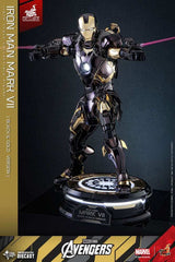 Marvel's The Avengers Diecast Movie Masterpiece Actionfigur 1/6 Iron Man Mark VII (Black & Gold Version) 32 cm HOT TOYS