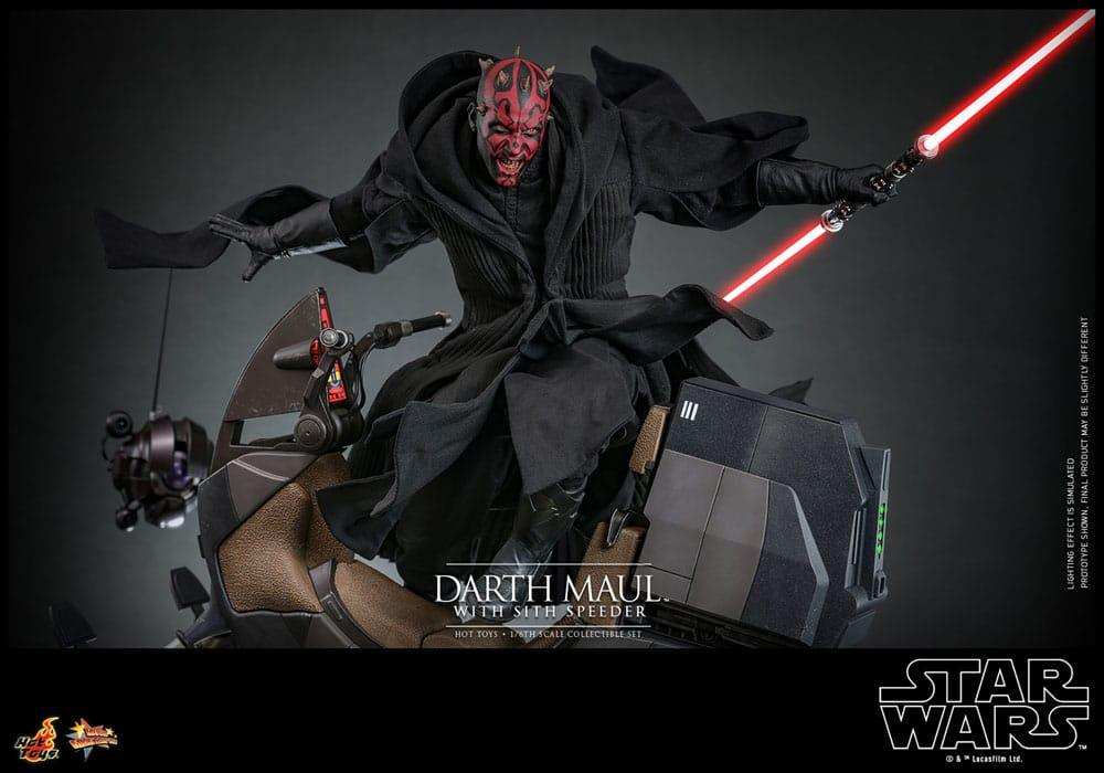 Star Wars Episode I Movie Masterpiece 1/6 Darth Maul with Sith Speeder 29 cm HOT TOYS - Smalltinytoystore