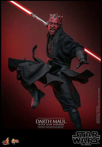 Star Wars Episode I Movie Masterpiece 1/6 Darth Maul with Sith Speeder 29 cm HOT TOYS - Smalltinytoystore