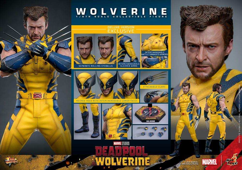 Deadpool & Wolverine Movie Masterpiece 1/6 Wolverine (Deluxe Version) 31 cm HOT TOYS - Smalltinytoystore