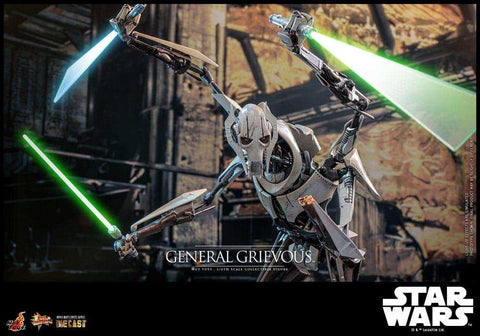 Star Wars Movie Masterpiece Diecast 1/6 General Grievous HOT TOYS