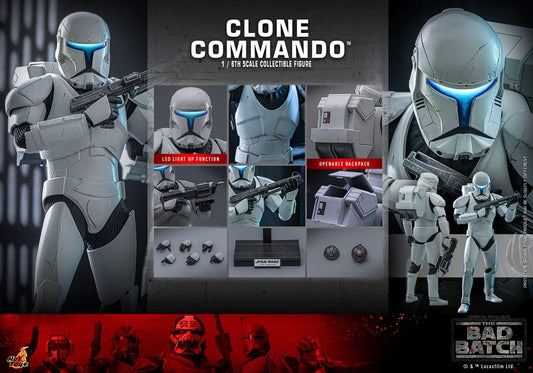 Star Wars: The Bad Batch Actionfigur 1/6 Clone Commando 30 cm HOT TOYS