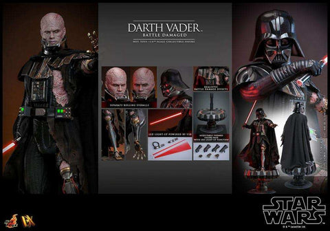 Star Wars 1/6 Darth Vader (Battle Damaged) HOT TOYS