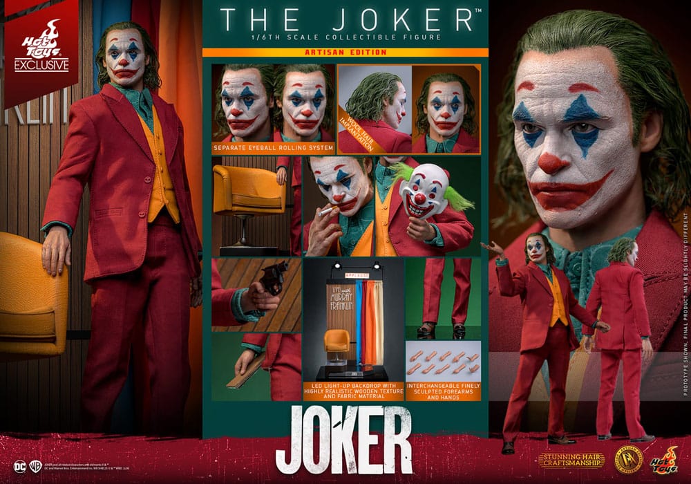Joker Movie Masterpiece Actionfigur 1/6 The Joker Artisan Edition 30 cm
