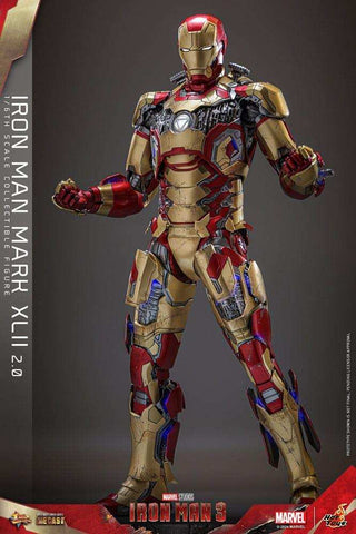 Iron Man 3 Movie Masterpiece Diecast 1/6 Iron Man Mark XLII (2.0) HOT TOYS