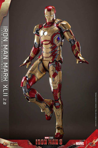 Iron Man 3 Movie Masterpiece Diecast 1/6 Iron Man Mark XLII (2.0) HOT TOYS