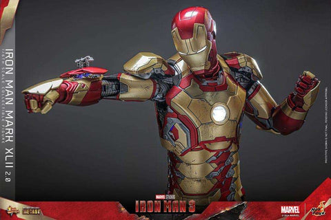 Iron Man 3 Movie Masterpiece Diecast 1/6 Iron Man Mark XLII (2.0) HOT TOYS