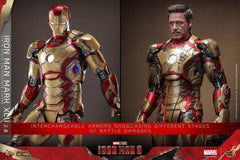 Iron Man 3 Movie Masterpiece Diecast 1/6 Iron Man Mark XLII (2.0) HOT TOYS