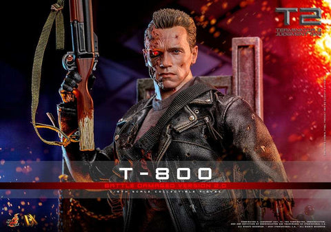 Terminator 2 Movie Masterpiece 1/6 T-800 Battle Damaged Version 2.0 HOT TOYS