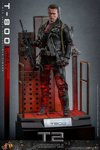 Terminator 2 Movie Masterpiece 1/6 T-800 Battle Damaged Version 2.0 HOT TOYS