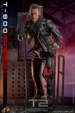 Terminator 2 Movie Masterpiece 1/6 T-800 Battle Damaged Version 2.0 HOT TOYS