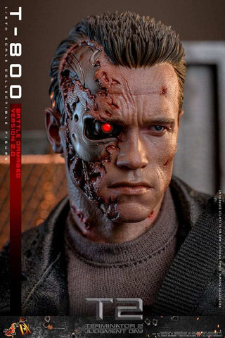 Terminator 2 Movie Masterpiece 1/6 T-800 Battle Damaged Version 2.0 HOT TOYS