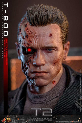 Terminator 2 Movie Masterpiece 1/6 T-800 Battle Damaged Version 2.0 HOT TOYS