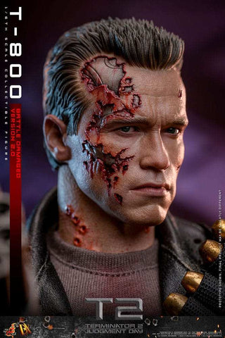 Terminator 2 Movie Masterpiece 1/6 T-800 Battle Damaged Version 2.0 HOT TOYS