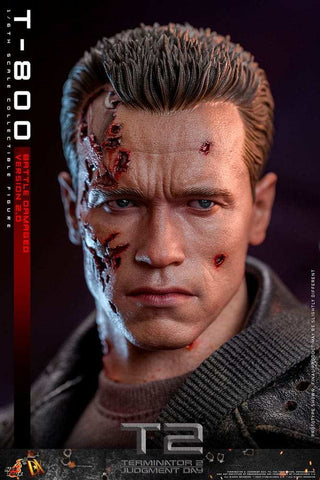 Terminator 2 Movie Masterpiece 1/6 T-800 Battle Damaged Version 2.0 HOT TOYS