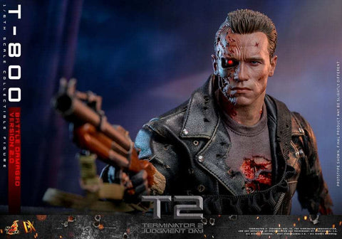 Terminator 2 Movie Masterpiece 1/6 T-800 Battle Damaged Version 2.0 HOT TOYS