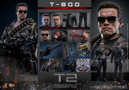 Terminator 2 Movie Masterpiece Actionfigur 1/6 T-800 2.0 HOT TOYS