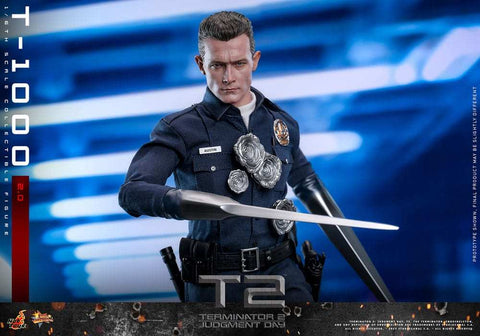 Terminator 2 Movie Masterpiece Actionfigur 1/6 T-1000 (2.0) 31 cm HOT TOYS