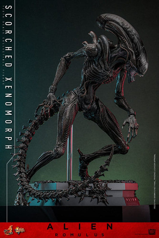 Alien: Romulus Movie Masterpiece Actionfigur 1/6 Scorched Xenomorph 44 cm HOT TOYS