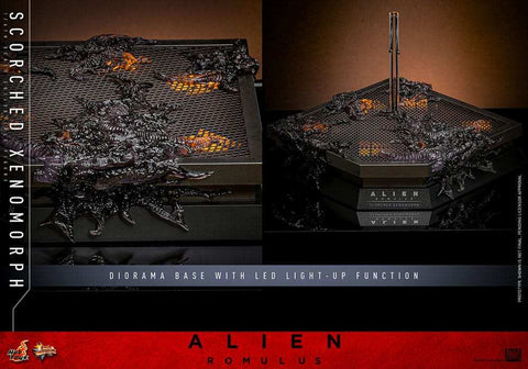 Alien: Romulus Movie Masterpiece Actionfigur 1/6 Scorched Xenomorph 44 cm HOT TOYS