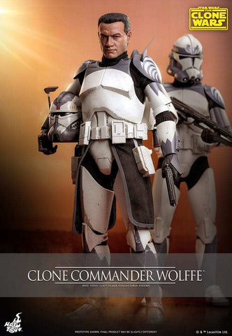 Star Wars The Clone Wars Actionfigur 1/6 Clone Commander Wolffe 30 cm HOT TOYS