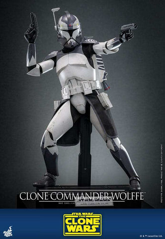 Star Wars The Clone Wars Actionfigur 1/6 Clone Commander Wolffe 30 cm HOT TOYS