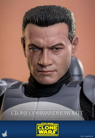 Star Wars The Clone Wars Actionfigur 1/6 Clone Commander Wolffe 30 cm HOT TOYS