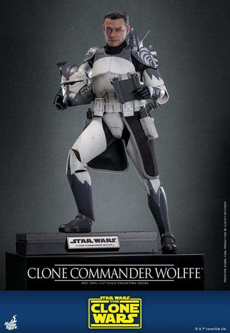 Star Wars The Clone Wars Actionfigur 1/6 Clone Commander Wolffe 30 cm HOT TOYS