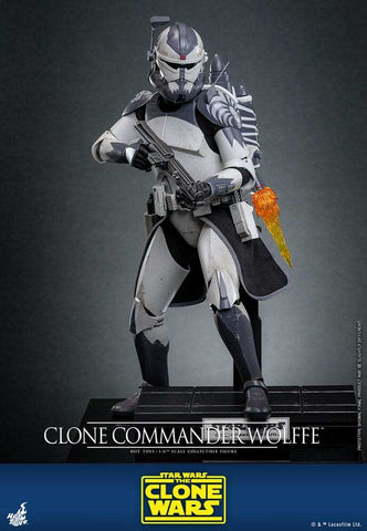 Star Wars The Clone Wars Actionfigur 1/6 Clone Commander Wolffe 30 cm HOT TOYS