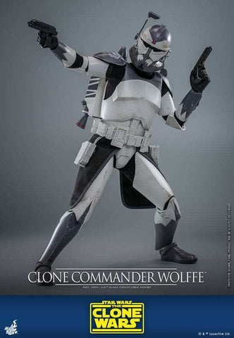 Star Wars The Clone Wars Actionfigur 1/6 Clone Commander Wolffe 30 cm HOT TOYS