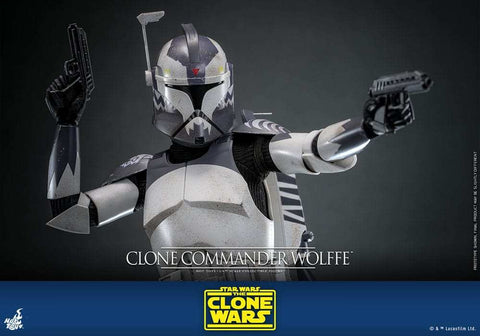 Star Wars The Clone Wars Actionfigur 1/6 Clone Commander Wolffe 30 cm HOT TOYS