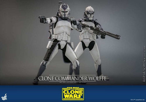 Star Wars The Clone Wars Actionfigur 1/6 Clone Commander Wolffe 30 cm HOT TOYS