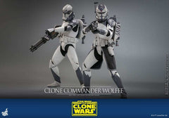 Star Wars The Clone Wars Actionfigur 1/6 Clone Commander Wolffe 30 cm HOT TOYS