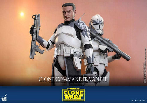 Star Wars The Clone Wars Actionfigur 1/6 Clone Commander Wolffe 30 cm HOT TOYS