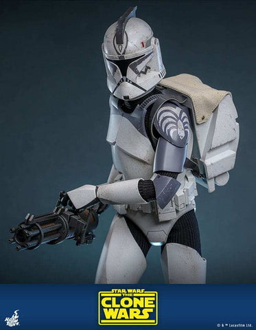 Star Wars The Clone Wars  1/6 104th Battalion Wolfpack Clone Trooper Deluxe Version 30 cm HOT TOYS