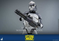 Star Wars The Clone Wars  1/6 104th Battalion Wolfpack Clone Trooper Deluxe Version 30 cm HOT TOYS