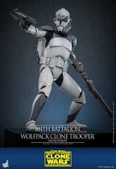 Star Wars The Clone Wars  1/6 104th Battalion Wolfpack Clone Trooper Deluxe Version 30 cm HOT TOYS