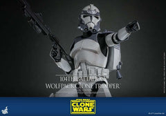 Star Wars The Clone Wars  1/6 104th Battalion Wolfpack Clone Trooper Deluxe Version 30 cm HOT TOYS