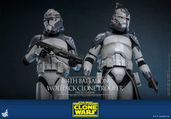 Star Wars The Clone Wars  1/6 104th Battalion Wolfpack Clone Trooper Deluxe Version 30 cm HOT TOYS