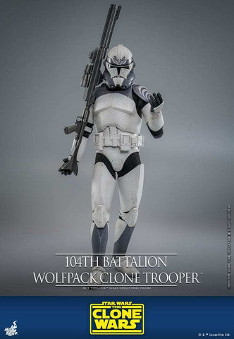 Star Wars The Clone Wars 1/6 104th Battalion Wolfpack Clone Trooper 30 cm HOT TOYS