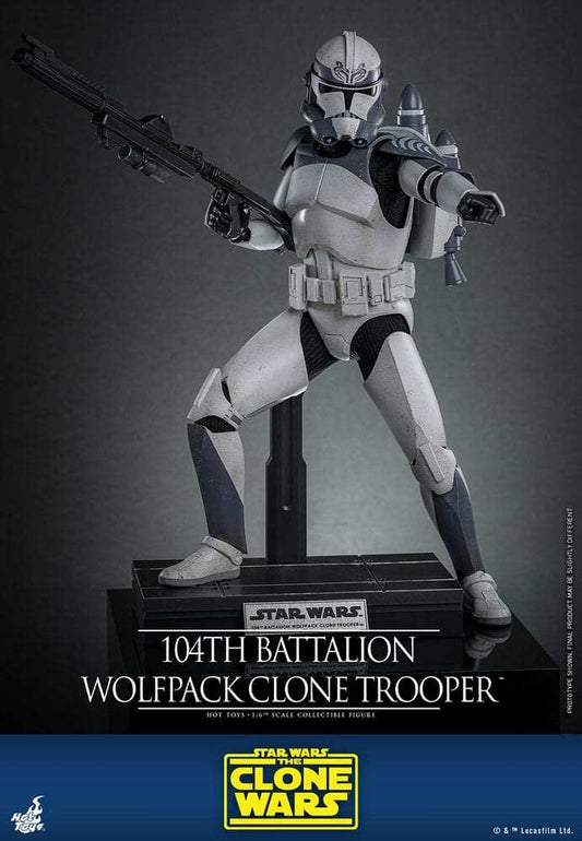 Star Wars The Clone Wars 1/6 104th Battalion Wolfpack Clone Trooper 30 cm HOT TOYS