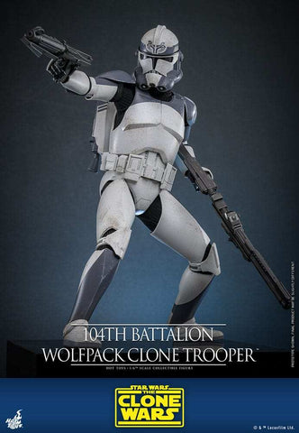 Star Wars The Clone Wars 1/6 104th Battalion Wolfpack Clone Trooper 30 cm HOT TOYS