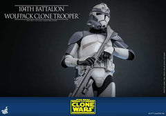 Star Wars The Clone Wars 1/6 104th Battalion Wolfpack Clone Trooper 30 cm HOT TOYS