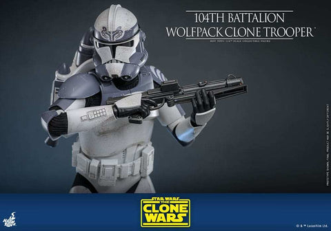 Star Wars The Clone Wars 1/6 104th Battalion Wolfpack Clone Trooper 30 cm HOT TOYS