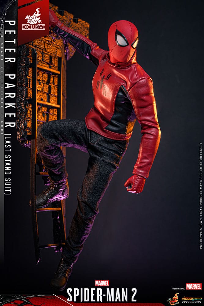 Spider-Man Actionfigur 1/6 Peter Parker (Last Stand Suit) Hot Toys Exclusive 30 cm