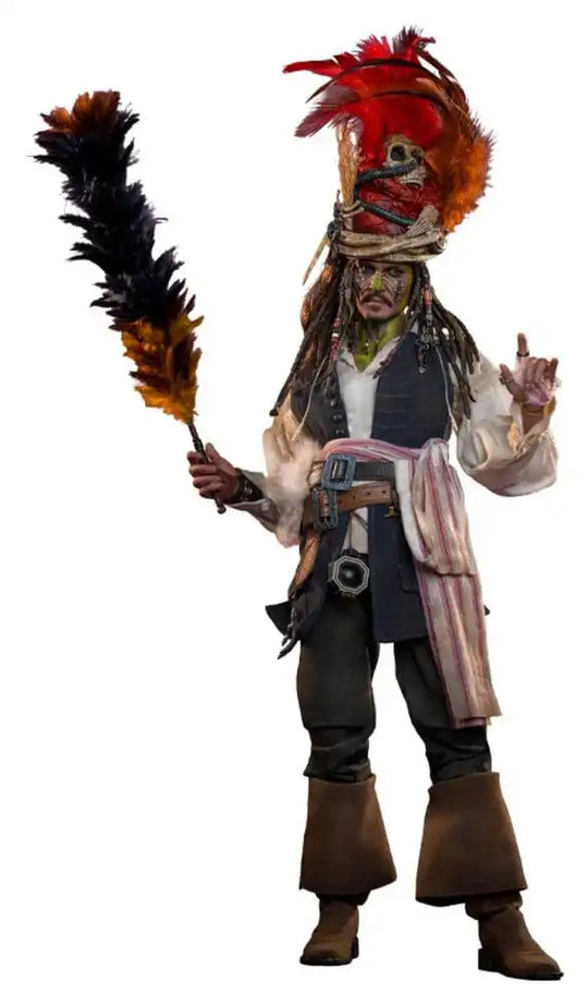 Pirates of the Caribbean - Fluch der Karibik 2 DX Actionfigur 1/6 Pelegostos Chief Jack Sparrow 30 cm