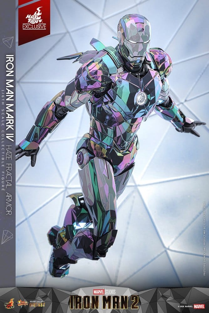 Iron Man 2 Actionfigur 1/6 Iron Man Mark IV (Haze Fractal Armor) 33 cm